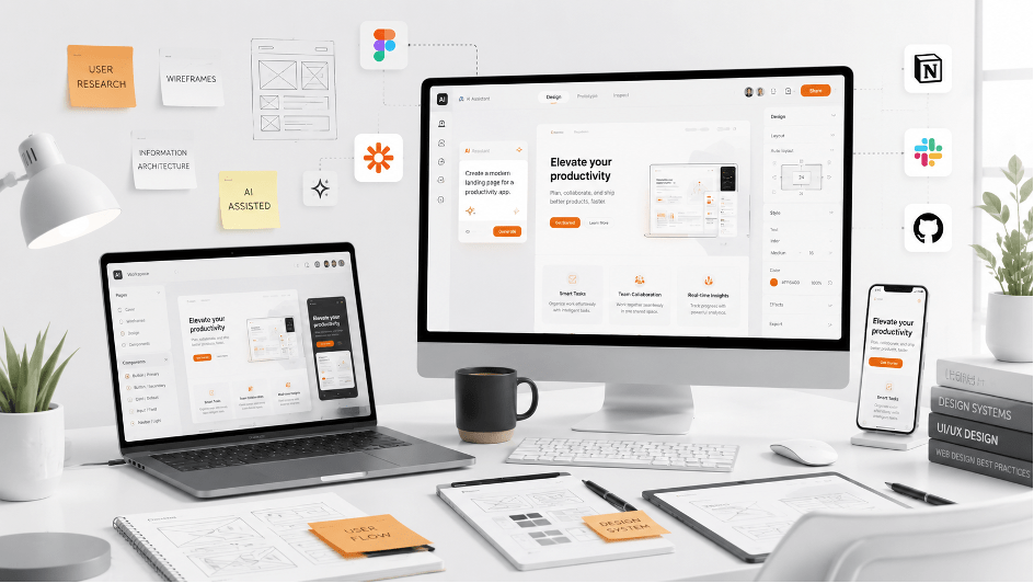 AI in UX/UI design and website prototyping
